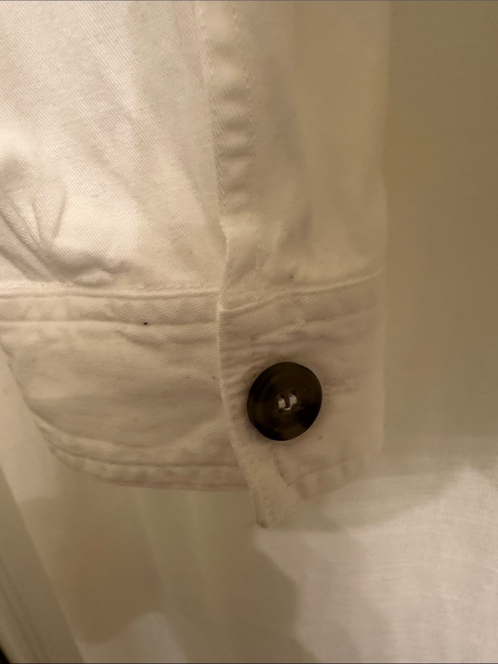 Maurices Cream Button-Front Utility Jacket - Picture 5 of 6